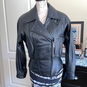 Wilsons Vintage Thinsulate 80s Style Leather Jacket